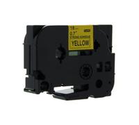 Q-Nomic TZe-S641 cinta súper adhesiva 18mm texto negro sobre amarillo (8M)