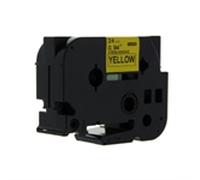 Q-Nomic TZe-S651 cinta súper adhesiva 24mm texto negro sobre amarillo (8M)