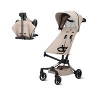 Q Play Carrito Ligero AIRO Baby Stroller | Silla de Paseo Reclinable Plegable en 3 Segundos | Capota Ajustable, Freno Central y Compatible con Modo Doble | Para Niños de 6 a 48 Meses, hasta 22 kg