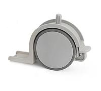 Q&Q NACIONAL - RUEDA NIDO TOSCANA GRIS SP40 CON FRENO PARA EMBUTIR. CON FRENO.