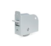 Q&Q NACIONAL - RUEDA REXTON ESPESOR 30 GRIS DOBLE PARED CON FRENO IZQUIERDA