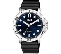 Q&Q Reloj analógico con esfera azul para hombre-QB86J302Y