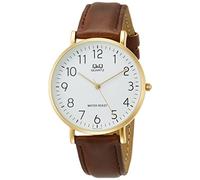 Q&Q Reloj Analógico para Hombre de Automático con Correa en Cuero Q978J104Y