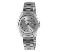 Q&Q - Reloj de pulsera para hombre (analógico, acero inoxidable, mecanismo de cuarzo), color, plata