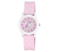Q&Q Reloj Infantil VR99J013Y - Caja 30 mm, Correa de Resina, Movimiento Japonés, Resistente al Agua 10 Bar