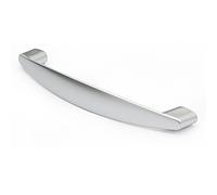 Q&Q Tirador Plástico Kupla 128mm Cromo Ral para Muebles - 140x26x18mm
