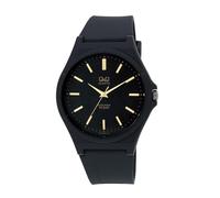 Q&Q VQ66J003Y - Reloj analógico de Cuarzo Unisex con Correa de plástico, Color Negro