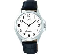Q&Q WATCHES Reloj Análogico-Digital para Hombres de Cuarzo con Correa en Cuero C36A-013PY