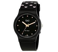 Q&Q WATCHES Reloj analógico Unisex con Esfera Negra, V06A-004VY, Negro, Cronógrafo, Digital