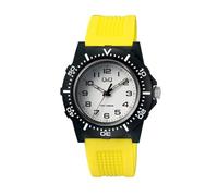 Q&Q Watches V32A-007VY - Reloj analógico Digital de Cuarzo para Hombre con Correa de Goma