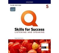 Q Skills for Success – Listening & Speaking 5 – Pack del libro del estudiante – 3.ª edición