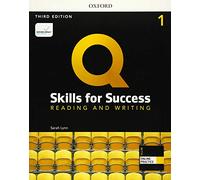 Q Skills for Success (3rd Edition). Reading & Writing 1. Student's Book Pack