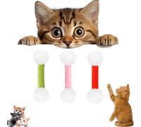 Q Tip - Juguete para Gatos, hisopo de algodón de Felpa Suave para Gatos, hisopos duraderos, Juguetes interactivos para Gatitos, Juguete para Limpiar los Dientes (B+C+E)