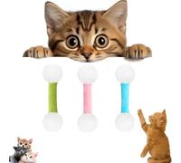 Q Tip - Juguete para Gatos, hisopo de algodón de Felpa Suave para Gatos, hisopos duraderos, Juguetes interactivos para Gatitos, Juguete para Limpiar los Dientes (B+C+D)