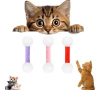 Q Tip - Juguete para Gatos, hisopo de algodón de Felpa Suave para Gatos, hisopos duraderos, Juguetes interactivos para Gatitos, Juguete para Limpiar los Dientes (B+E+F)