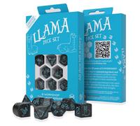 Q WORKSHOP 20.º Aniversario Llama RPG Set De Dados Turquesa Limitado