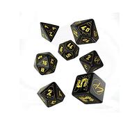 Q-Workshop Set de dados 76983 Cyberpunk Red Wet Work (7) para juegos de cartas, varios