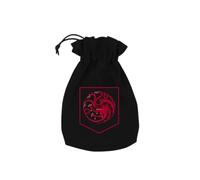 Q Workshop - Bolsa para dados Targaryen de Juego de Tronos | Bolsa de dados de algodón con licencia oficial | Capacidad para hasta 63 dados
