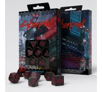 Q-Workshop Set de dados RPG CPU06 Cyberpunk Rojo 7 piezas 2,4 x 16,4 x 10,4 cm