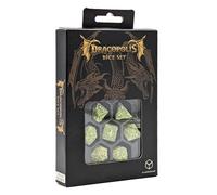 Q-Workshop Dracopolis - Juego de Dados de Cuello Largo andino, Accesorio de Dados para Juegos de Cartas de Mesa, para 1 Jugador y Mayores de 14 años