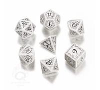 Q Workshop Elvish Translucent Clear/Red Dice Set
