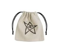 Q-Workshop- The Qworkshop Call of Cthulhu - Bolsa para Dados, Color Beige y Negro, sólido, Multicolor (5907700000000)