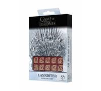 Q Workshop Juego De Dados D6 Game Of Thrones Lannister Rojo 10xD6