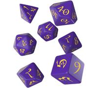 Q Workshop Juego de rol clásico Juego de dados elaborados simples de 7 herramien