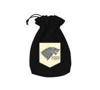 Q Workshop Juego de Tronos Stark | Bolsa de Dados de algodón con Licencia Oficial | Puede Contener hasta 63 Dados