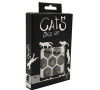 Q Workshop Q-Workshop Juego de Dados Pixel, Juego de Dados en Forma de Gatos
