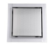 Q01 PLATO DE DUCHA DE ACERO INOXIDABLE 15CM, PLATO DE DUCHA, ALTURA AJUSTABLE...