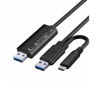 Q04C PC USB 3.0 Copy Cable de Datos PC A PC Transmisión Multimedia Windows 2m
