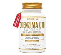 Q10 coenzima NUTREA PRO® mejorado con Astaxantina 1 mg para máxima eficacia | coenzima q10 200mg | Energía antioxidante y piel | Fórmula patentada con CoQ10; Astaxantina; Vitamina E, B12, B6, B2