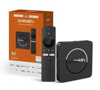 Q10 Smart TV Box Android 14 - 8K HDR10+, 4GB RAM 64GB ROM, Dual Wi-Fi 2.4G/5G, BT 5.0, Allwinner H313, G.Ogle Voice Assistant, Media Player com KODI