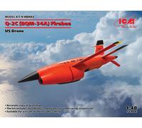 Q2C BQM34A FIREBEE, DRON US 2 AVIONES Y PILONES 100% NUEVAS MOLDES 1:48 ICM