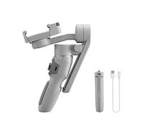 Q3 3-Axis Phone Gimbal Estabilizador de Mano Flexible for teléfono Inteligente Transmisión en Vivo(Grey Combo)