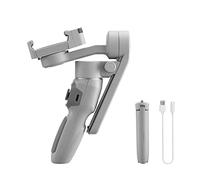 Q3 Phone Gimbal 3-Axis Smartphones Estabilizador de Mano Luz Relleno for teléfonos Inteligentes Transmisión en Vivo(Szary)