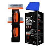 Q4 Glass Guard for Car Windows - Oil Film Remover Lotion and Glasses Emulsion Cleaner with Automotive Oil Film Cleaning Brush - Streak-Free Finish for Windshield and SideGlass (2)
