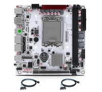 Q670 - Placa base NAS Mini-ITX de 8 bahías LGA1700 (compatible con procesador de escritorio de 12ª/13ª/14ª generación), 8 SATA3.0, i226-LM 2.5G vPro, 2 DDR5 MAX 64GB, 3 M.2 NVMe, 3 USB 3.2, 1 tipo C