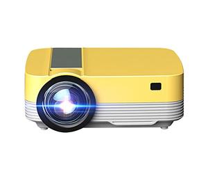 Q6S - Proyector de video para cine en casa completo 1080P compatible con Airplay Android 10 TV Box opcional (color: E) (D) pequeño regalo
