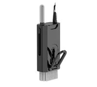 (Q8 Eight in One Black) Lápiz limpiador de auriculares Bluetooth, juego multifuncional para limpiar auriculares, limpiador de pantalla para