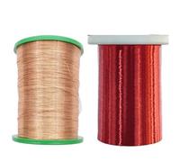 QA-1-155 Alambre de cobre esmaltado soldable 1KG 0,04-1,5 mm 155 ℃ Clase F Alambre magnético for bobina de motor(1.5mm 1kg,Red)