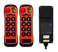 QA800 AC/DC 10-24 V 36-480 V Control remoto industrial inalámbrico Interruptor Polipasto Radio Control Grúa Elevador Transmisor Receptor1(2T 1R,AC DC 36-480V)