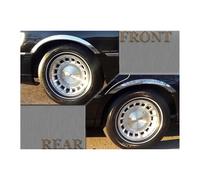 QAA es compatible con Lincoln Town Car 1998-2002, 4 piezas moldeadas de acero inoxidable para guardabarros, molduras de 2.25 pulgadas de ancho WZ