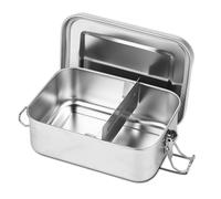 Qacpahucy Fiambrera Acero Inoxidable 850ml - Lunch Box con 1 Compartimento Antifugas Ideal para Niños Escuela Trabajo y Picnic - Fiambrera Metálica Reutilizable