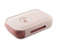 Qaestuan Hueveras para Frigorífico, Organizador Huevos Nevera con Fecha, Tipo Cajón Dispensador de Huevos, Organizador de Huevos de Cocina de Plástico, Bandeja de Huevos para 21 Huevos, Rosa