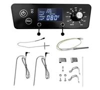 QAGGUM Kit de placa de control de termostato digital para ahumador vertical Pit Boss PBV3P1 PBV4PS1 PBV5P1 Series, panel de termostato digital con sondas de carne, sensor de temperatura y barra