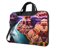 qahuopp Beauty Grand Canyon - Bolsa de transporte para computadora portátil de 13, 14 y 15.6 pulgadas, Black, 14 inch