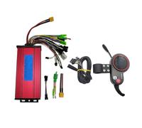QAINKUN Regulador Patinete Electrico Controlador de Bicicleta eléctrica, Pantalla de Acelerador de Pulgar, 36V, 48V, 60V, 1200W, 1500W, 2000W Controlador del Motor(36V-64V 34A-40A Kit)