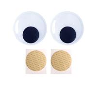 Qaixwuyi 2 Piezas Ojos Redondos Grandes Ojos Hechos Mano DIY Ojos Autoadhesivos Ojos Plástico 15CM Ojos Adhesivos Decorativos Ojos Grandes Móviles Para Decorar Proyectos DIY Muñecas